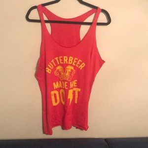 Harry Potter themed razor back tank